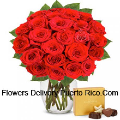 31 Red Roses with Imported Chocolates