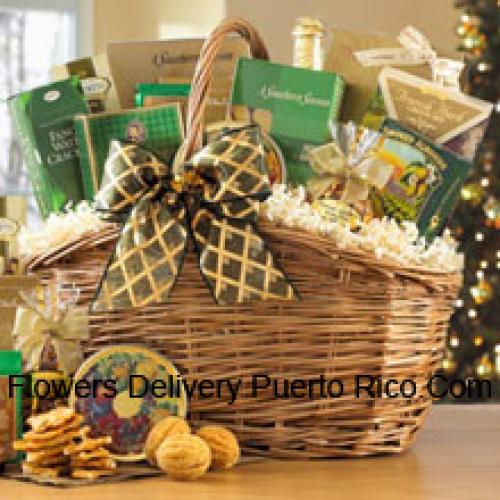 A Beautiful Hamper Containing Goodies